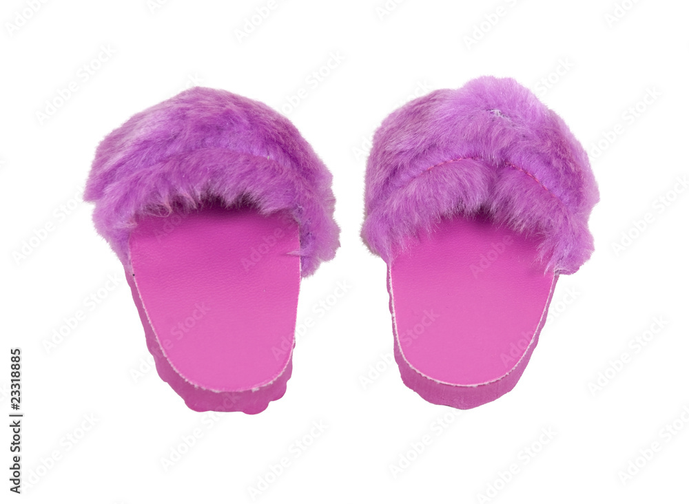 Fuzzy Pink Slippers Fuzzy Pink Slippers