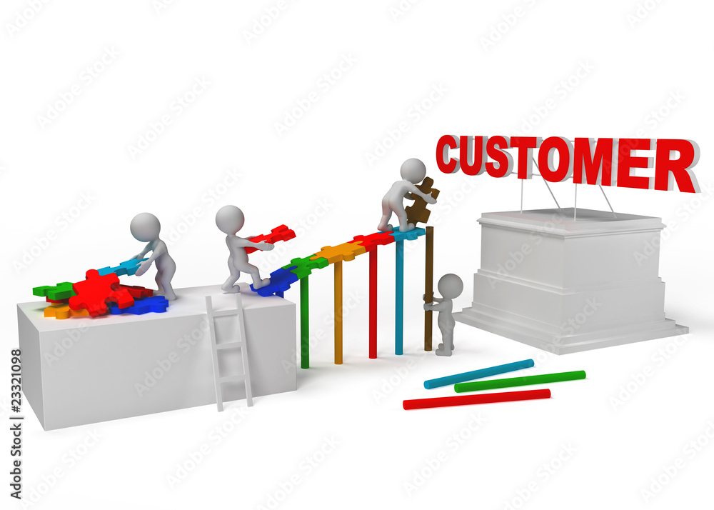 team work for customer team work for customer