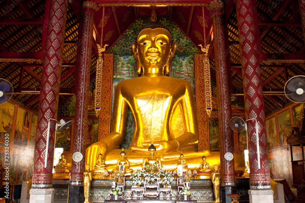 golden principle  buddha image