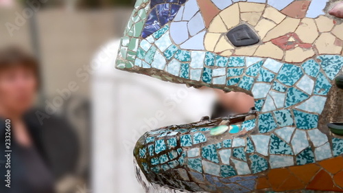 Lizard Fountain in Park Guell, Barcelona