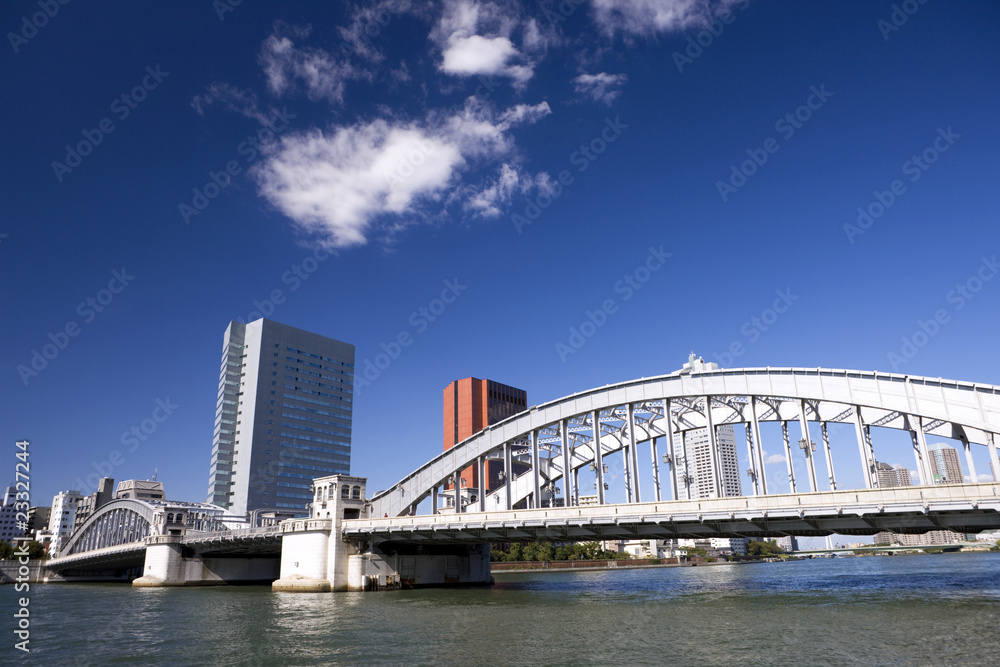 隅田川と勝どき橋