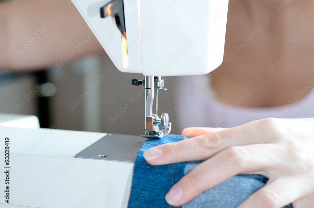 sewing machine.