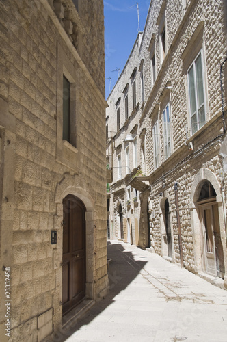 Alleyway in Molfetta Oldtown. Apulia.