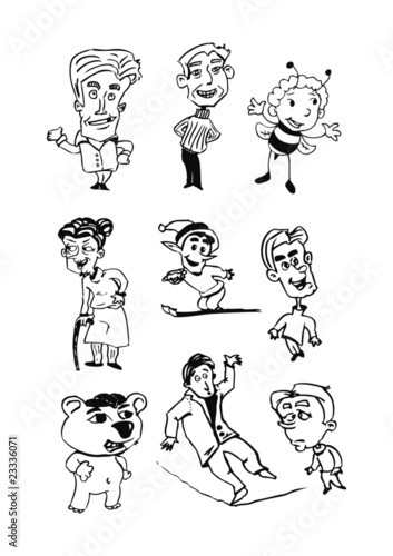 Personajes niño infantil animacion