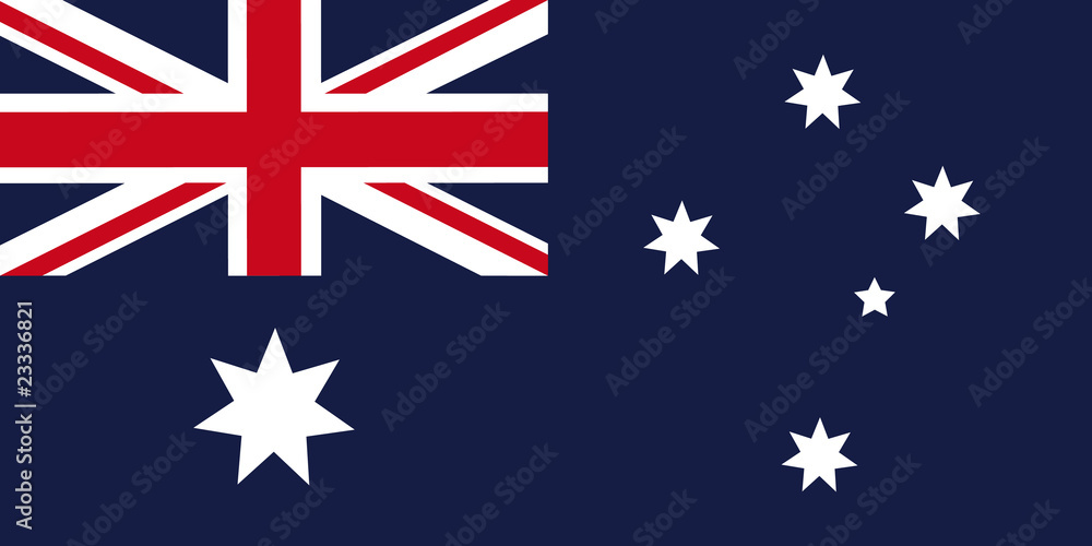 Fototapeta premium Australische Flagge