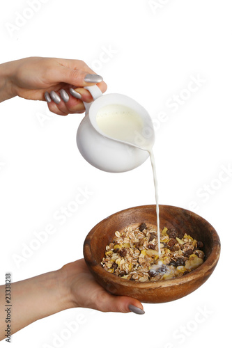 porridge with milk