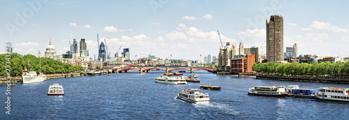 City of London view from Waterloo Bridge.