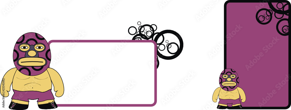 Fototapeta premium figther cartoon