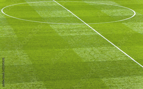 Fußballplatz, Anstoßpunkt, Mittelkreis