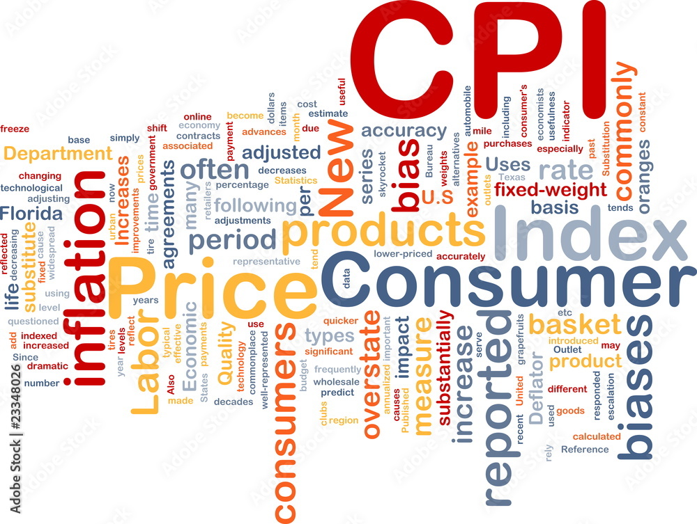 Consumer Index background concept