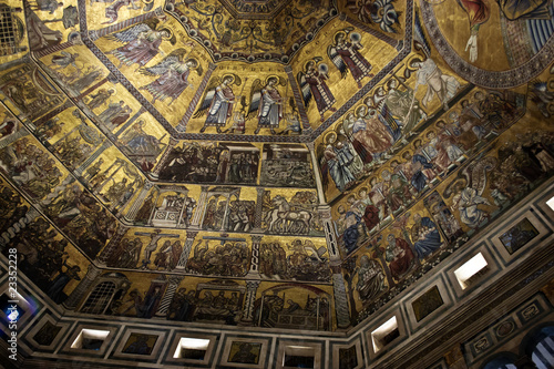 Duomo Baptistery Santa Maria dei Fiore in Florence, Italy