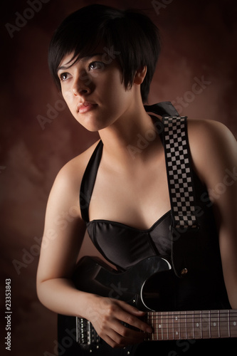 Attractive Multiethnic Girl...
