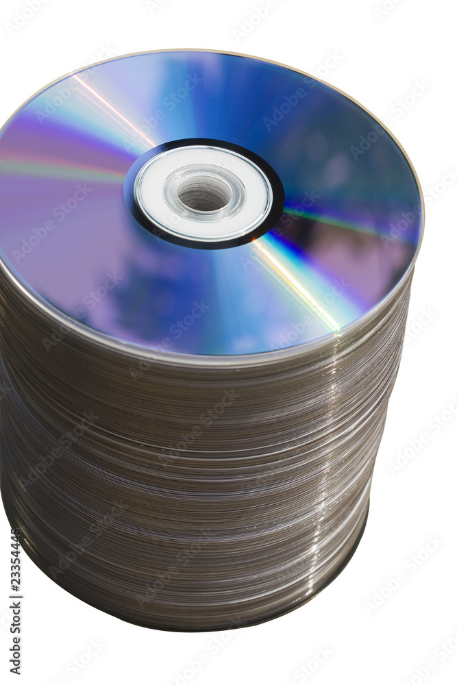 Stack of DVDs