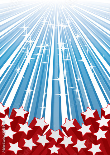 Background with elements of USA flag, vector eps 10.0