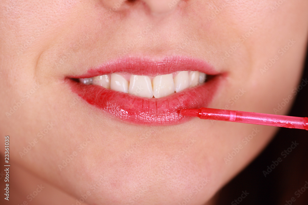 Naklejka premium Lip gloss