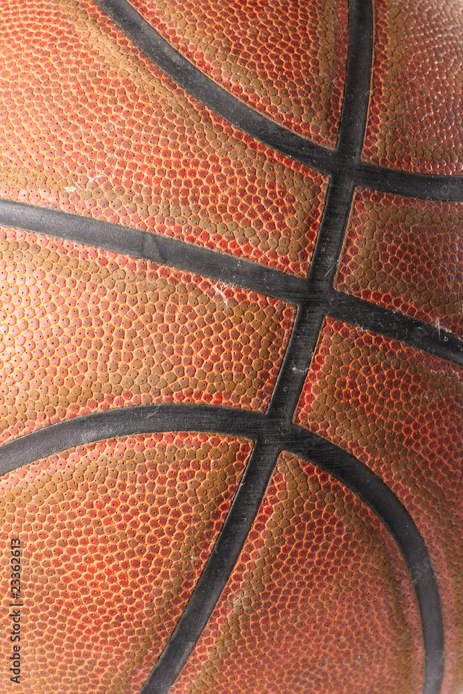 Obraz premium closeup of a basketball ball