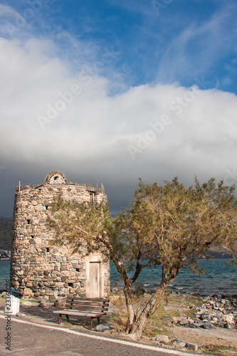 Windmill at Elounda photo