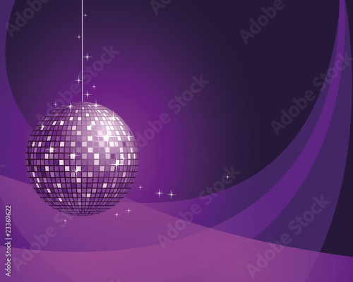 Abstract  background. Disco