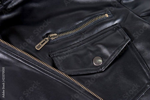 pocket of leather jacket © Asparuh Stoyanov