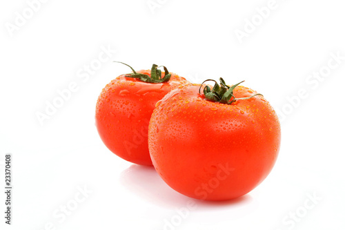 Wallpaper Mural red tomato  vegetables   isolated on white background Torontodigital.ca