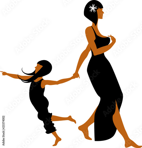 Mother and daughter
