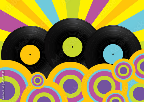 Retro Party Background