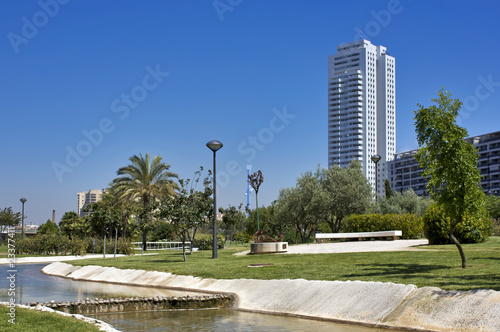 Cauce nuevo del rio turia - Valencia photo