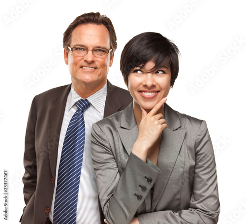 Attractive Businesswoman an...