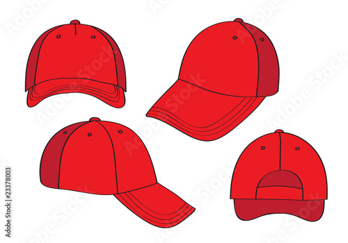Blank Red Caps