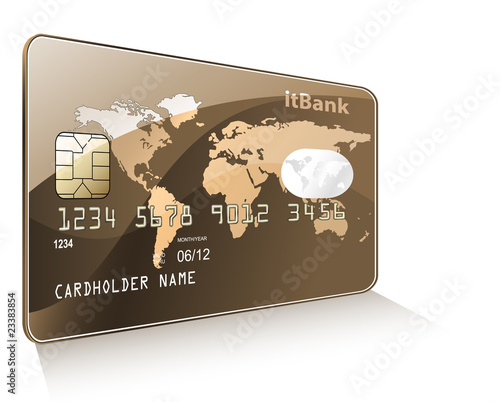Credit or debit card. Payment concept.