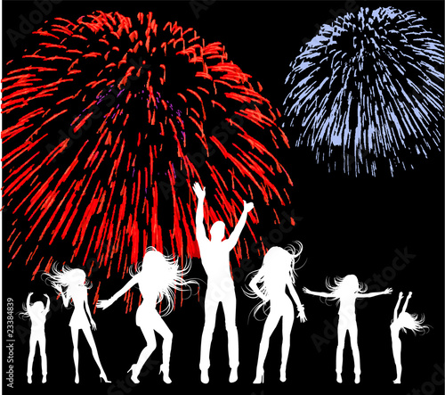 the vector party silhouette