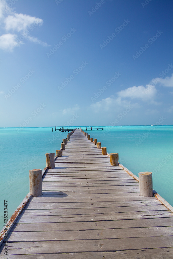 Fototapeta premium drewniany pomost