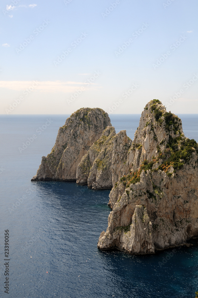 Fototapeta premium Cliff in Capri (Italy)