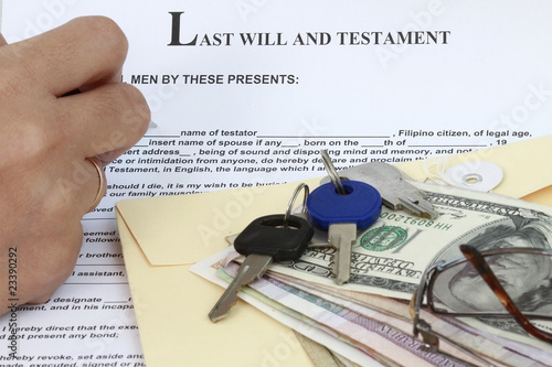 Tapety artystyczne Last will and testament