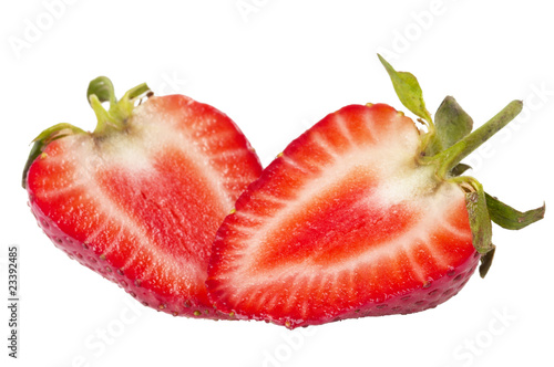 Sliced strawberry