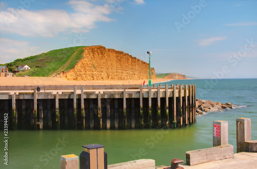 Fotografie West Bay, Dorset - part of the Jurassic World Heritage Site