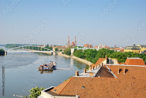 Obraz na plátně vista sulla città