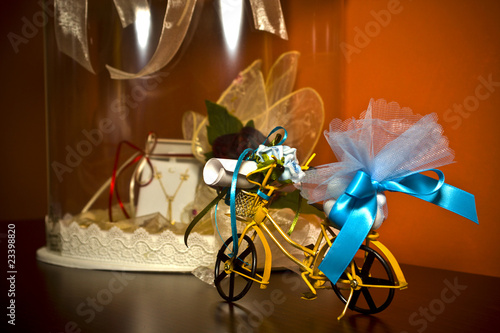 Bicycle miniature toy photo