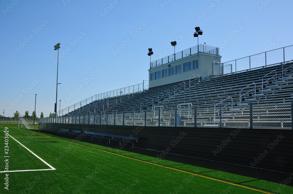 Fototapeta premium American High School Football Stadium