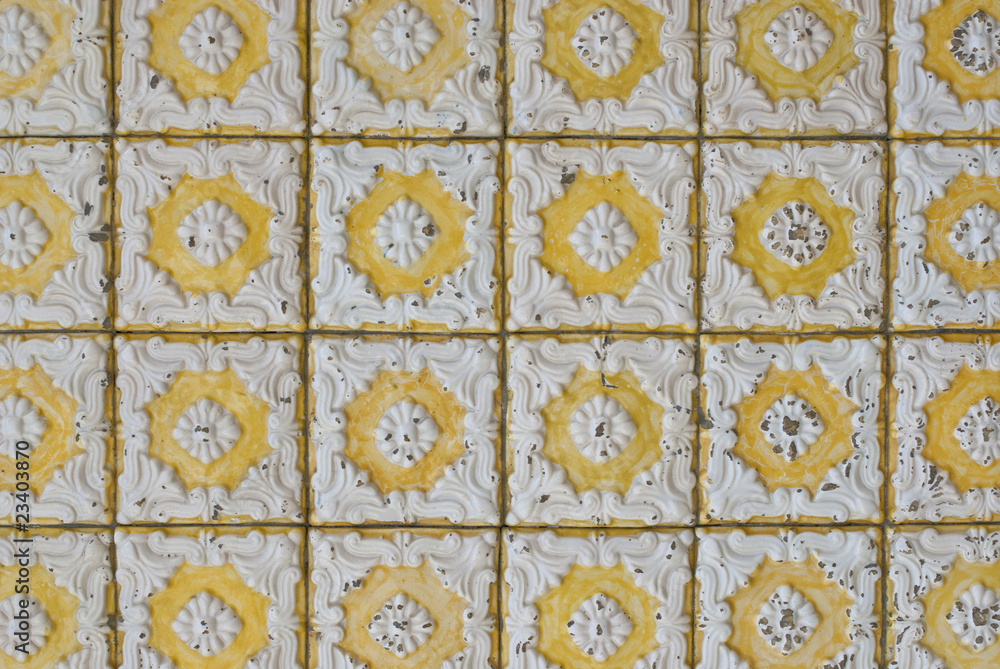 Portuguese glazed tiles 083