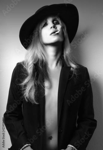 Fashion Model in Hat