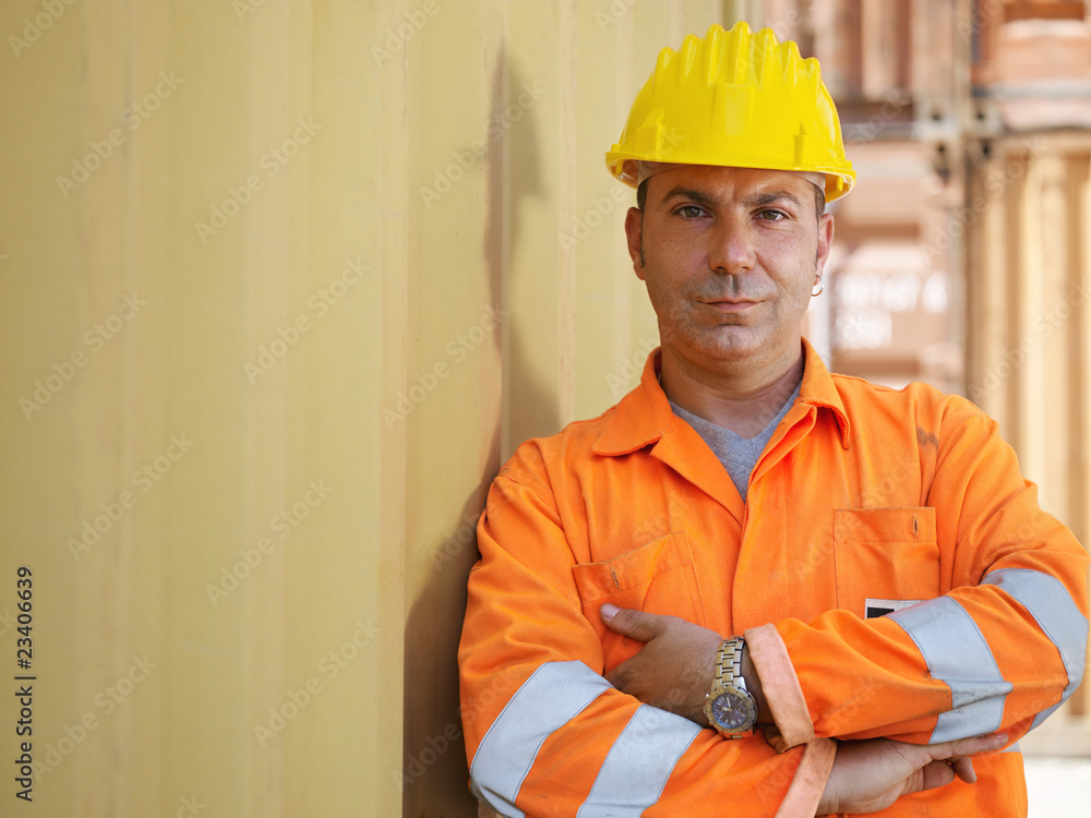 industrial worker in warehouse industrial worker in warehouse