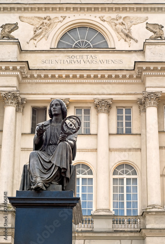 Kopernikus Statue in Warschau