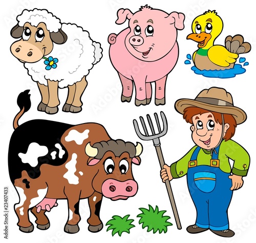 Farm cartoons collection