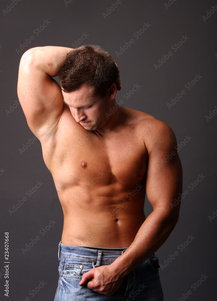 Fototapeta premium muscular model