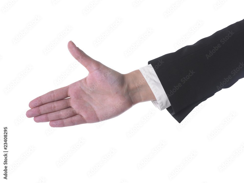 Hand of Businesswoman Ready For Handshaking
