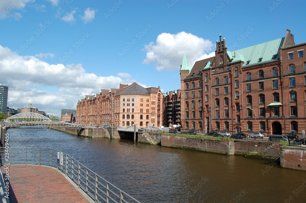 Fototapeta premium speicherstadt hamburg