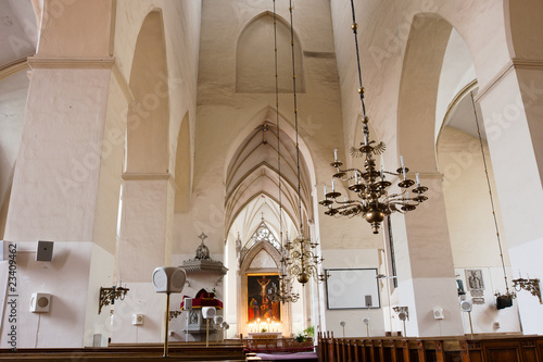 Фотография Church interior. Tallinn. Estonia