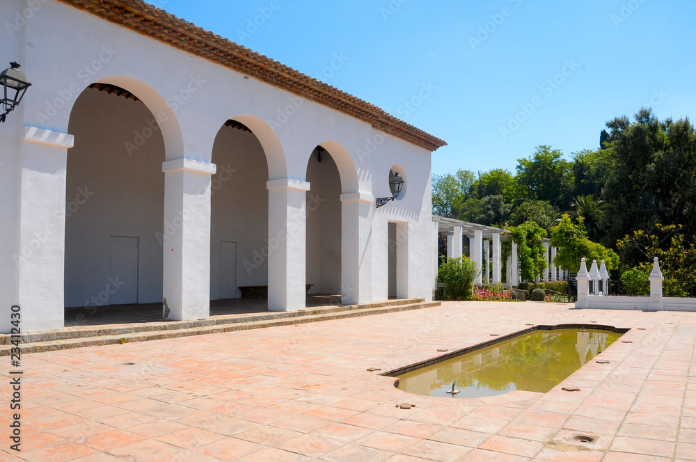Obraz premium mediterranean garden
