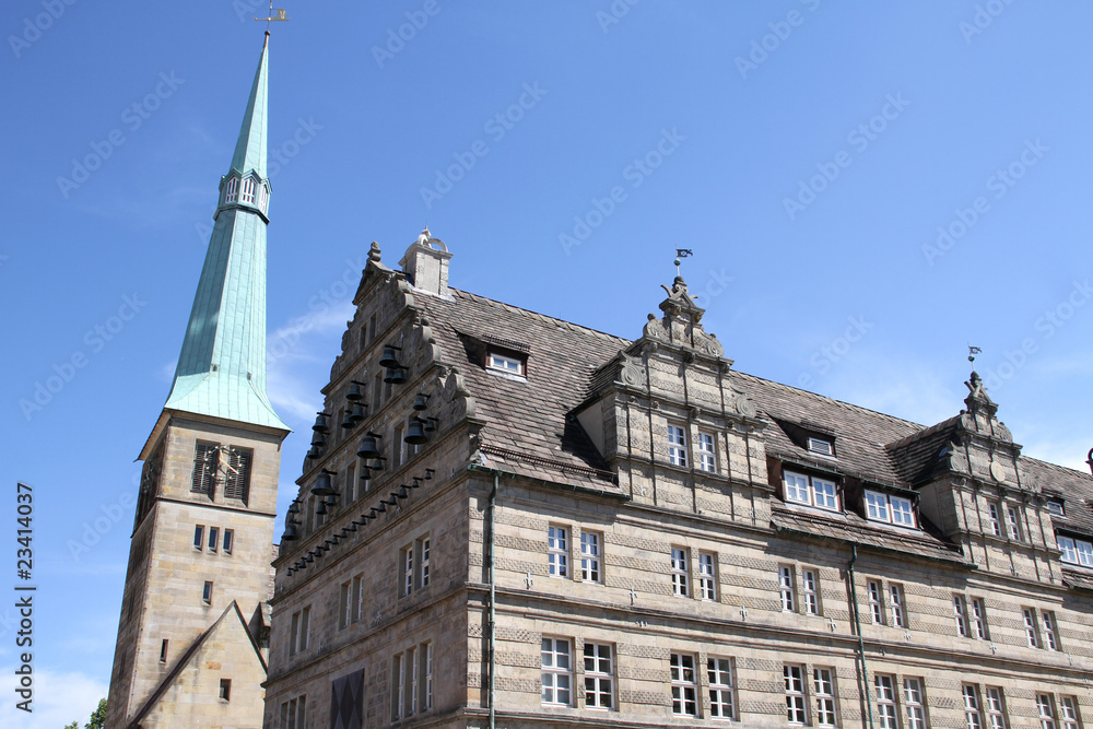 Hochzeitshaus und Marktkirche Hameln